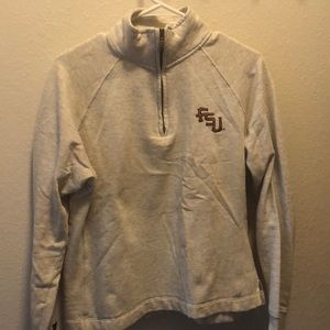 FSU pull over quarter zip sweatshirt